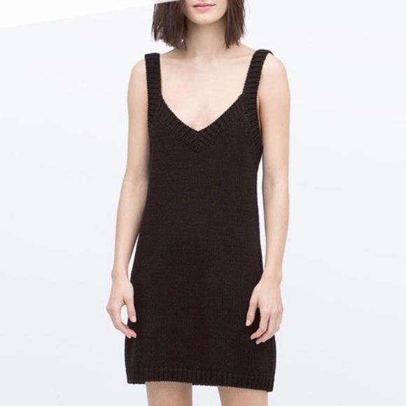 Zara Knit Tank Sweater Dress - Picture 1 of 4